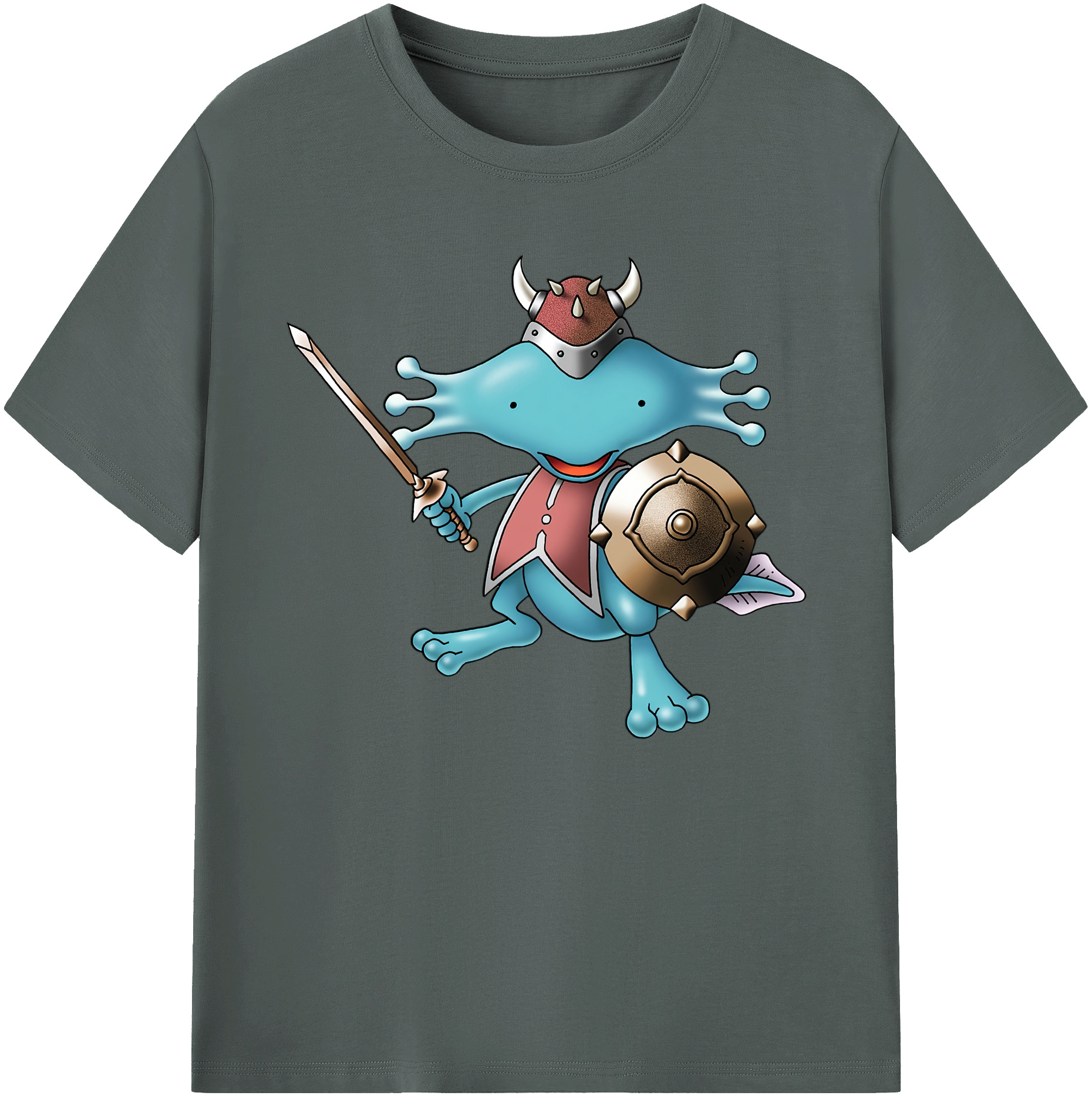 （画像用） ドラゴンクエスト Doragon Kuesuto Dragon Quest 綿100％ メンズ半袖Tシャツ｜肌触りやわらか＆通気性